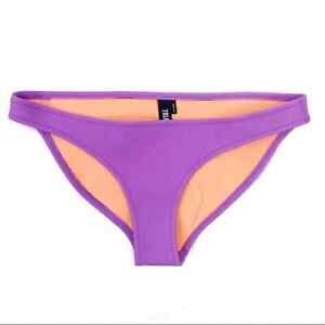 TRIANGL Neoprene Purple Coral Bikini Bottom Medium